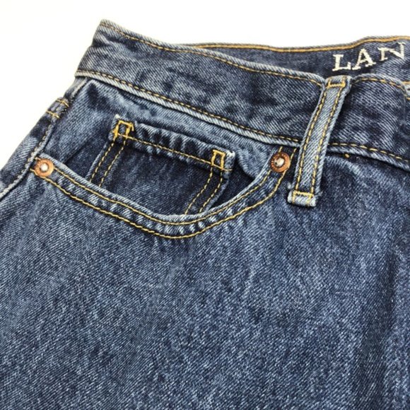 LIKE NEW LANDS END HIGH-RISE STRAIGHT JEANS 8/29x30 ⭐️ - Picture 6 of 12